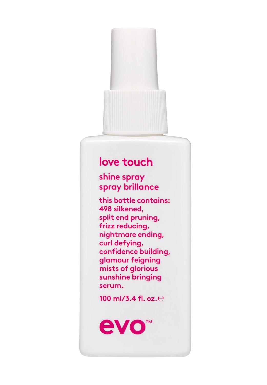 Evo Love Touch Shine Spray 100ml - интернет-магазин профессиональной косметики Spadream, изображение 52270