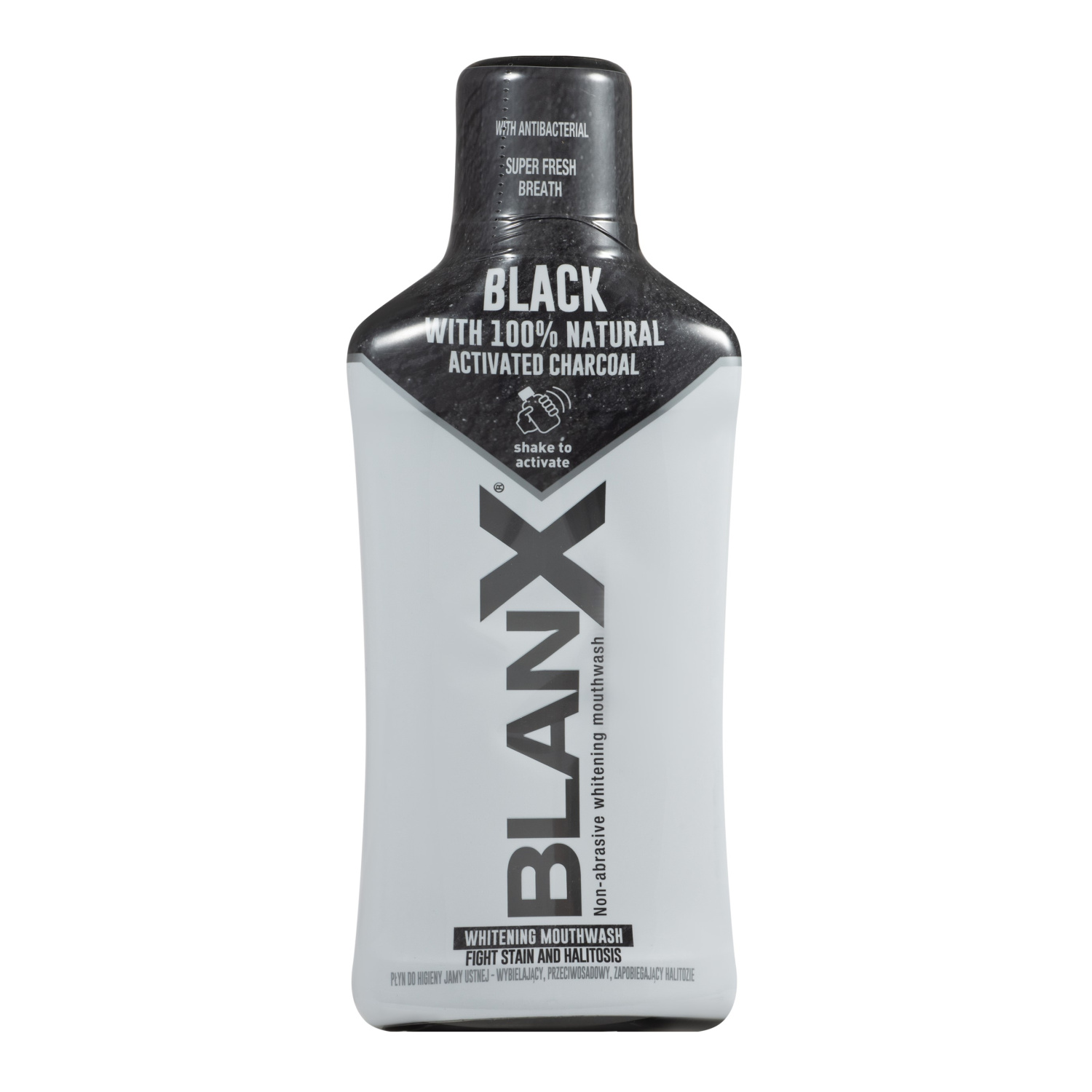 BlanX Mouthwash Black Charcoal 500ml - интернет-магазин профессиональной косметики Spadream, изображение 51424