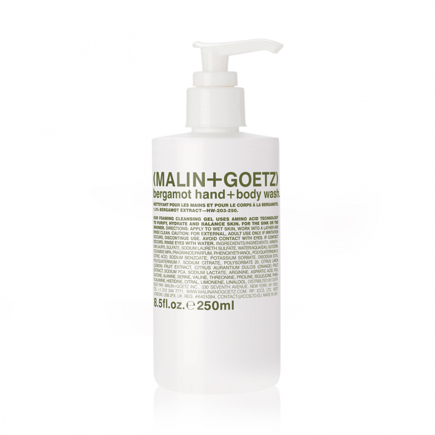 MALIN+GOETZ bergamot hand+body wash 250 ml. - интернет-магазин профессиональной косметики Spadream, изображение 33002