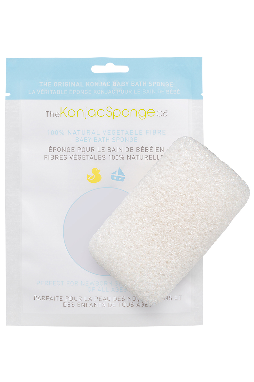 The Konjac Sponge Baby Bath Sponge White - интернет-магазин профессиональной косметики Spadream, изображение 26054