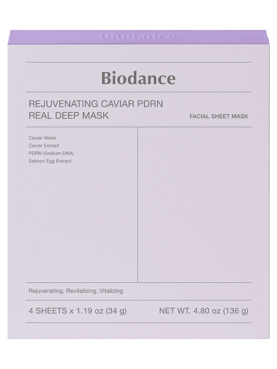Biodance Rejuvenating Caviar PDRN Real Deep Mask 4x34g