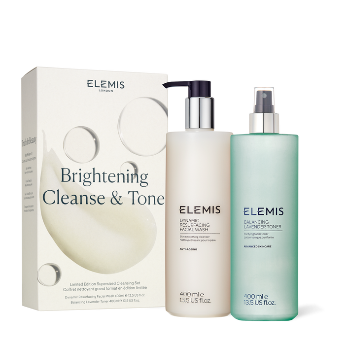 Elemis Brightening Cleanse & Tone Supersized Duo 400/400ml - интернет-магазин профессиональной косметики Spadream, изображение 41055