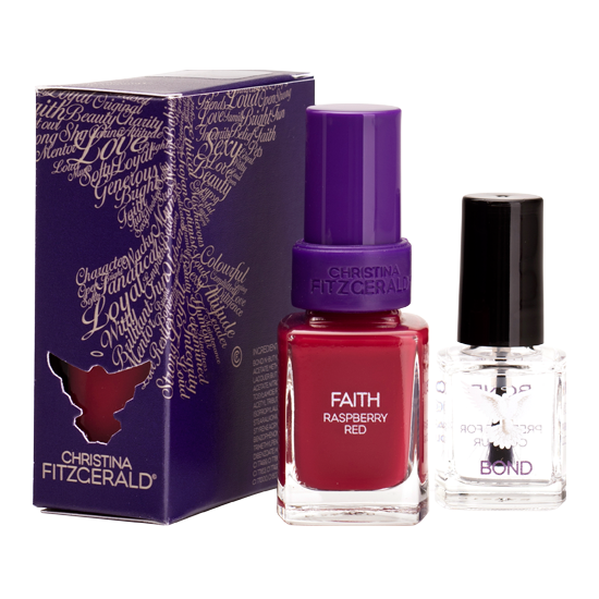 

Christina Fitzgerald Faith Raspberry Red + Bond 12ml/9ml