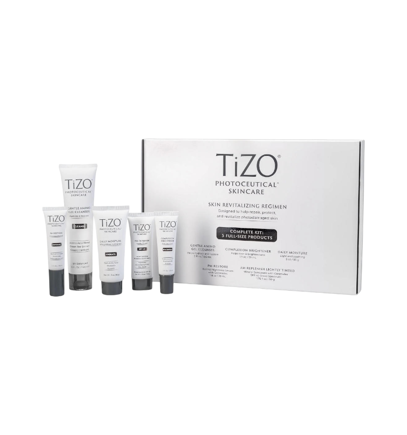 TiZO Skin Revitalizing Regiment Trial Size Kit  22g/29ml/29ml/29ml/15ml - интернет-магазин профессиональной косметики Spadream, изображение 67842