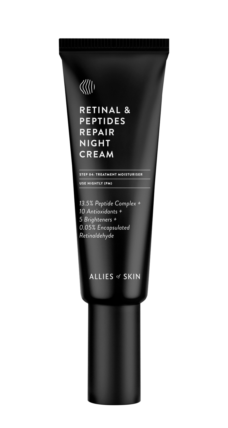 Allies of Skin Retinal & Peptides Repair Night Cream 50ml - интернет-магазин профессиональной косметики Spadream, изображение 41587