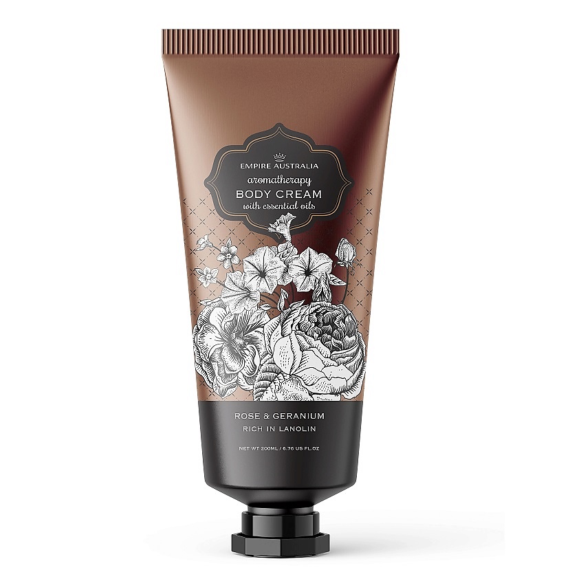 Empire Australia Rose & Geranium Body Cream 200ml - интернет-магазин профессиональной косметики Spadream, изображение 57946