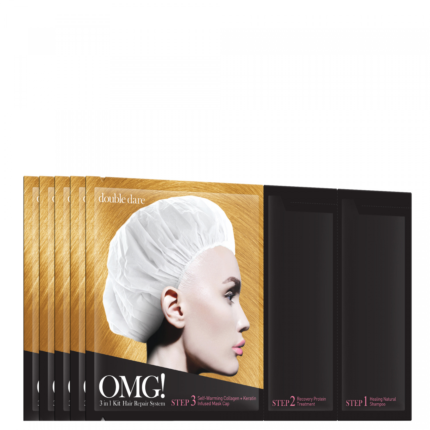 Double Dare OMG! 3in1 Kit Hair Repair System 5p - интернет-магазин профессиональной косметики Spadream, изображение 40702