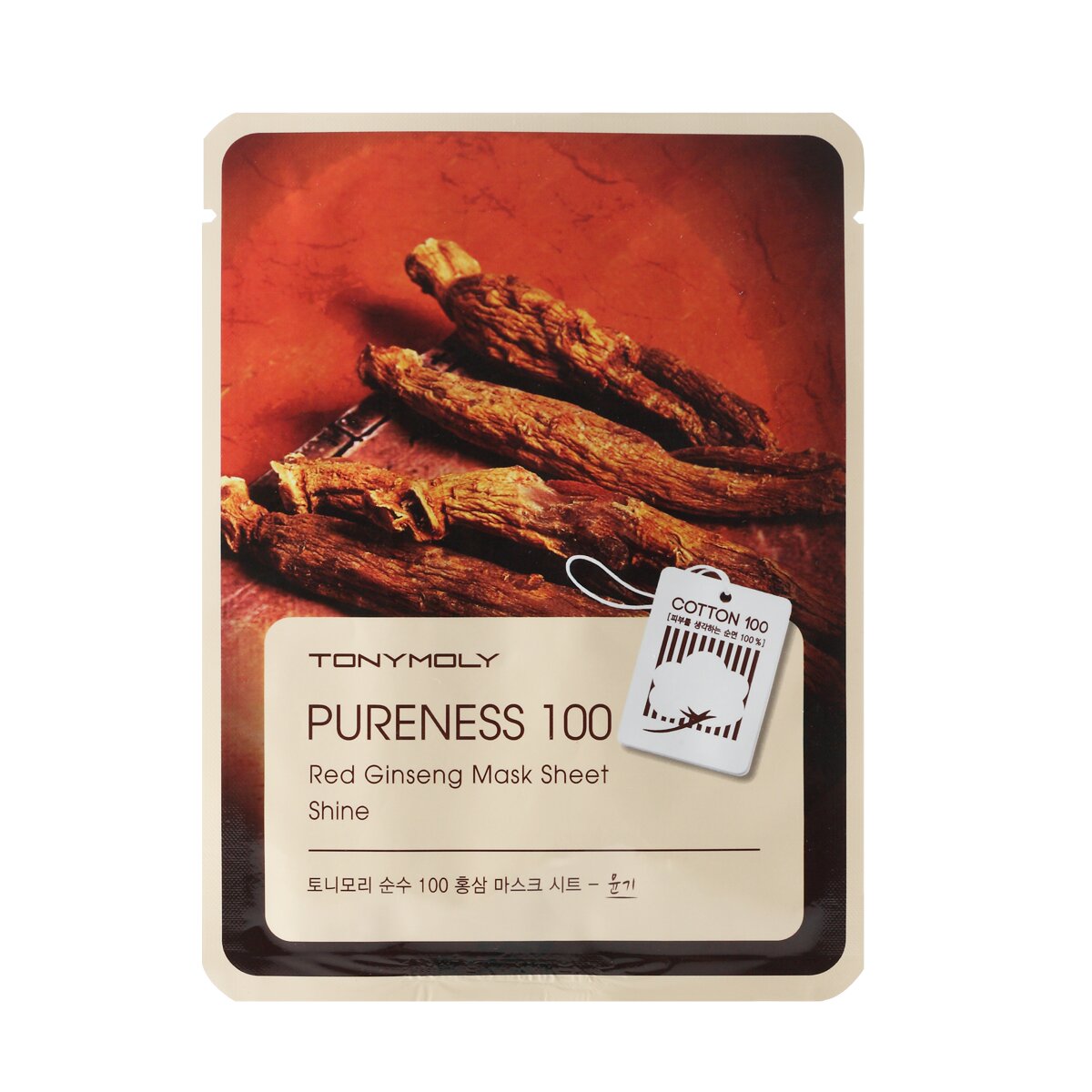 

Tony Moly Pureness 100 Red Ginseng Mask Sheet