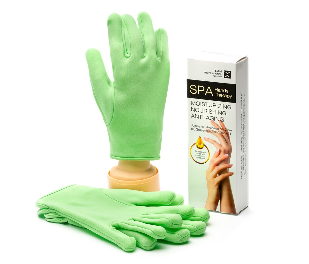 Schere Nagel Spa Hand Therapy Green.