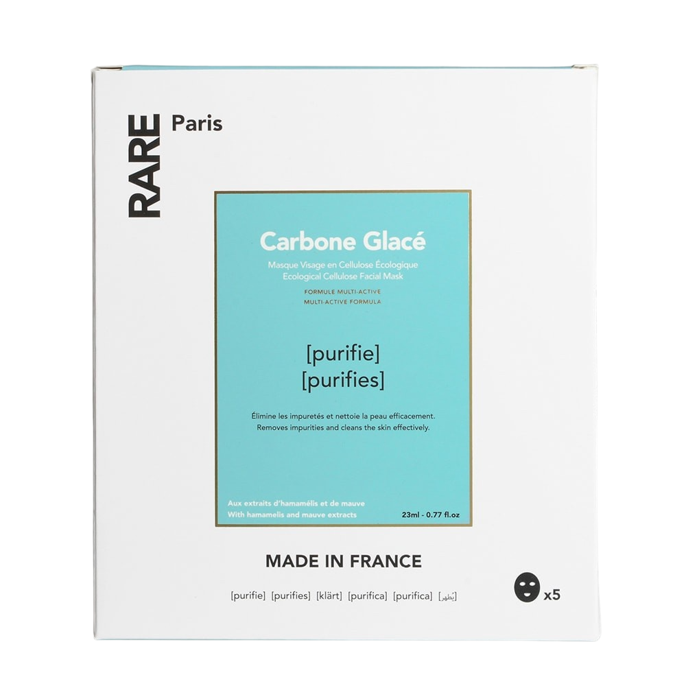 RARE Paris Carbone Glacé Purifies Face Mask 5p - интернет-магазин профессиональной косметики Spadream, изображение 52798