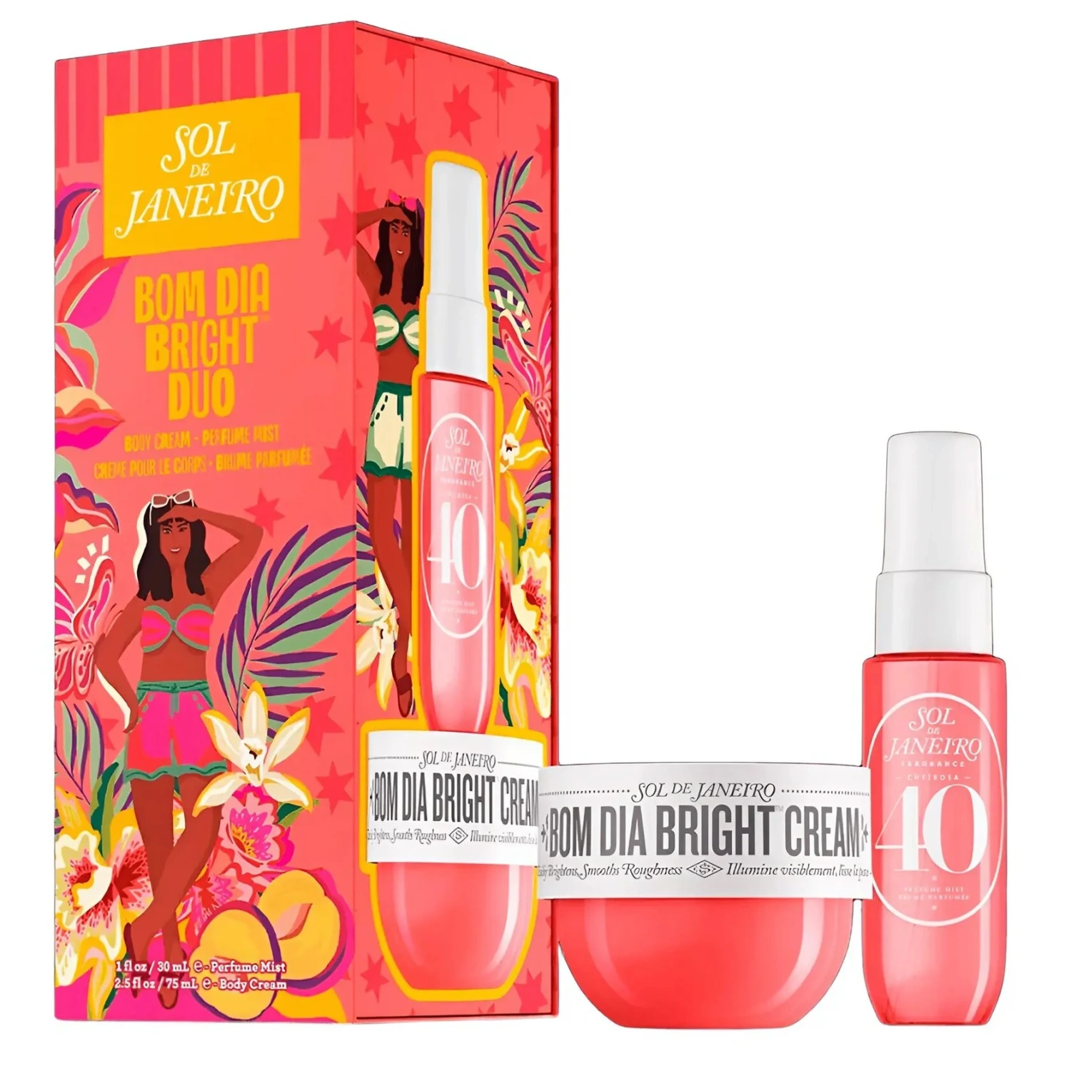 Sol de Janeiro Bom Dia Bright Duo Set 30/75ml - интернет-магазин профессиональной косметики Spadream, изображение 60919