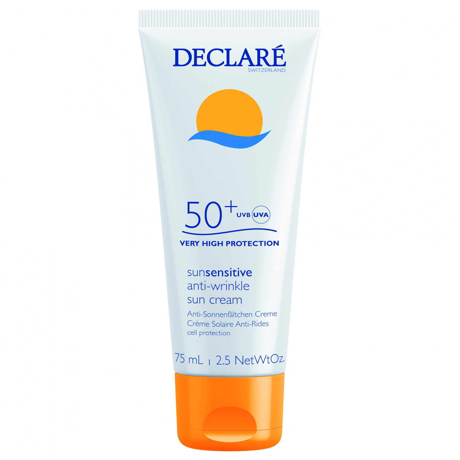 Declare Anti-Wrinkle Sun Cream SPF50+ 75ml - интернет-магазин профессиональной косметики Spadream, изображение 30789