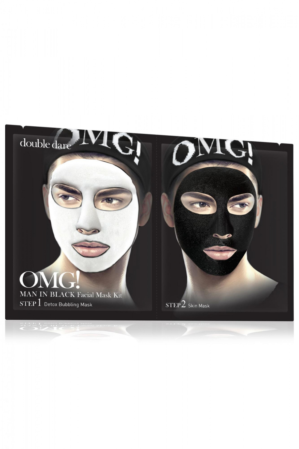 Double Dare OMG! Man In Black Facial Mask Kit - интернет-магазин профессиональной косметики Spadream, изображение 40763