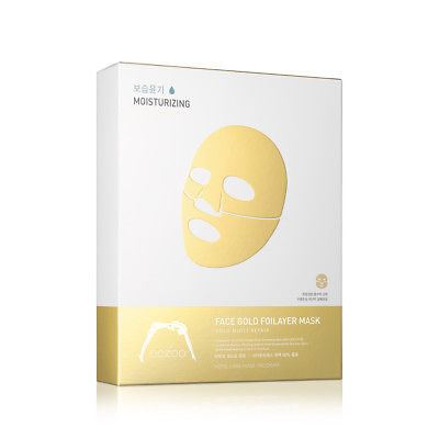 

The OOZOO Face gold foilayer mask 10p.