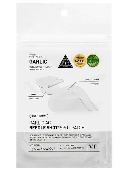 VT Cosmetics Garlic AC Reedle Shot Spot Patch 48p - интернет-магазин профессиональной косметики Spadream, изображение 66686