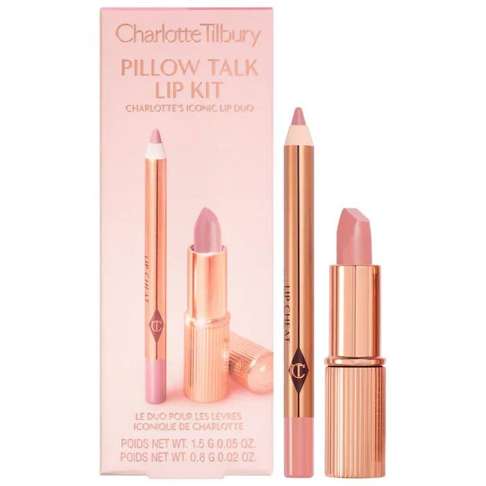 Charlotte Tilbury Pillow Talk Mini Lipstick & Lip Liner Set 1.5x0.8g - интернет-магазин профессиональной косметики Spadream, изображение 60076