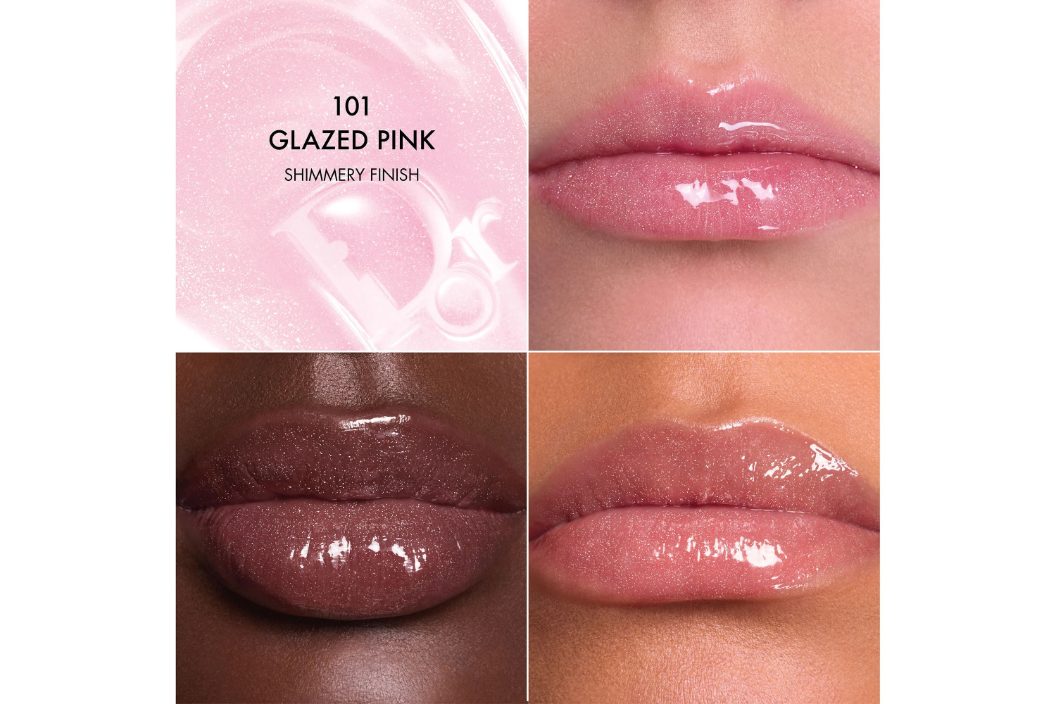 Dior Addict Lip Glow Butter 101 Glazed Pink 10 ml - Масло для губ