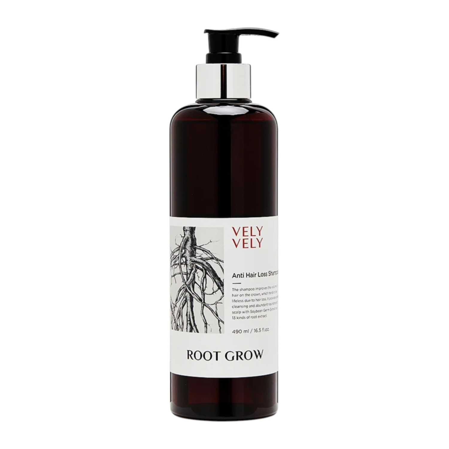 Vely Vely Root Grow Anti Hair Loss Shampoo  490ml - интернет-магазин профессиональной косметики Spadream, изображение 65559