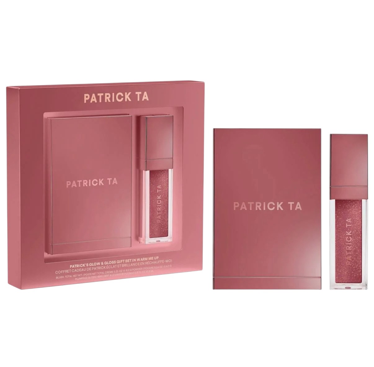 Patrick Ta Patrick’s Glow & Gloss Gift Set Warm Me Up 10g/9ml