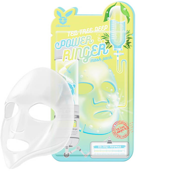 Elizavecca Tea Tree Deep Power Ringer Mask - интернет-магазин профессиональной косметики Spadream, изображение 25525