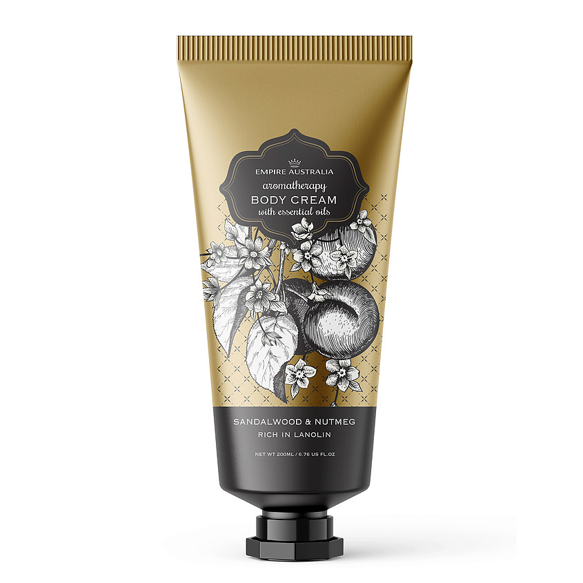 Empire Australia Sandalwood & Nutmeg Body Cream 200ml - интернет-магазин профессиональной косметики Spadream, изображение 57945