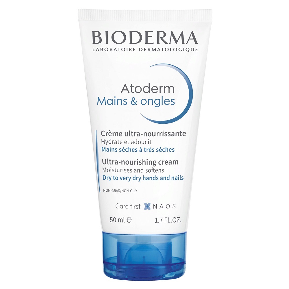 Bioderma Atoderm Mains & Ongles Hand Cream 50ml - интернет-магазин профессиональной косметики Spadream, изображение 56906