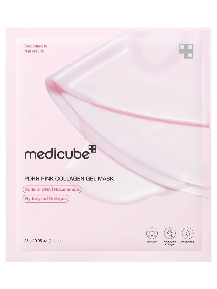 Medicube PDRN Pink Collagen Gel Mask 28gх4pcs - интернет-магазин профессиональной косметики Spadream, изображение 66457