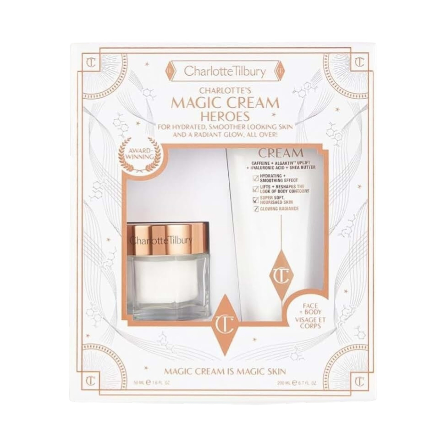 Charlotte’s Magic Cream Heroes Limited Edition Skincare Set 50ml/200ml - интернет-магазин профессиональной косметики Spadream, изображение 65292