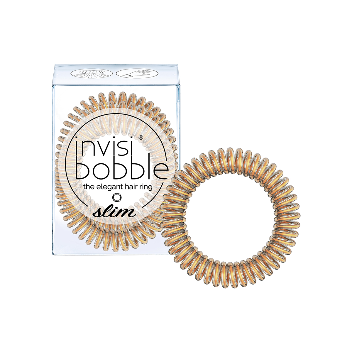 Invisibobble SLIM Bronze Me Pretty - интернет-магазин профессиональной косметики Spadream, изображение 33059