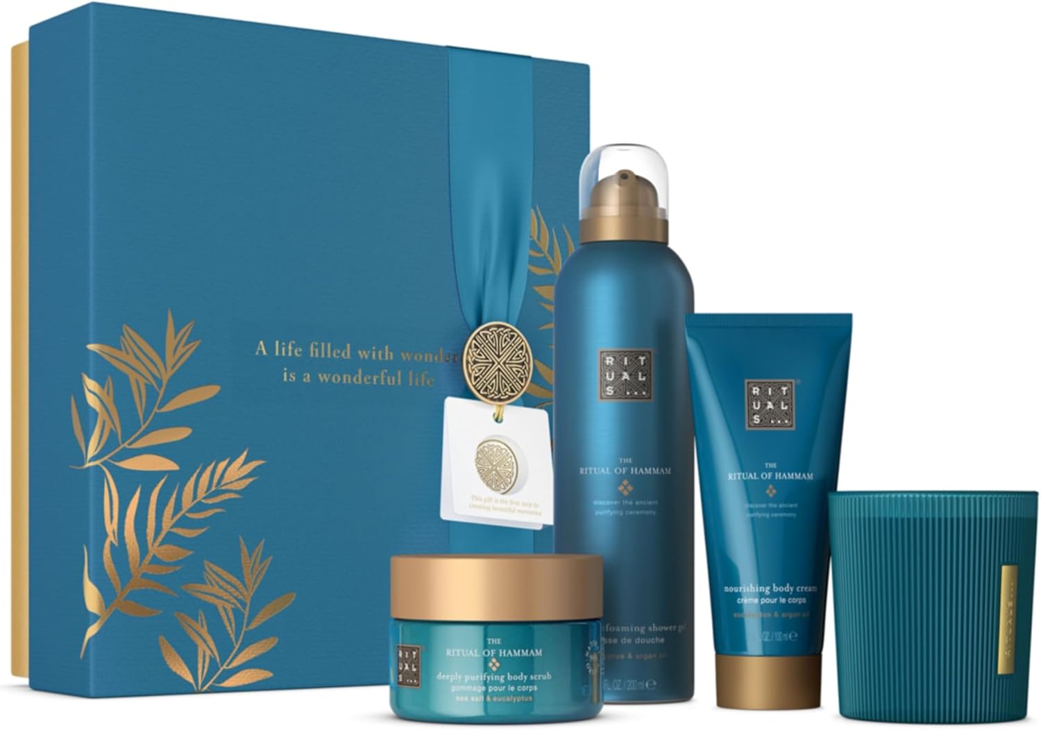 Rituals The Ritual of Hammam Medium Gift Set 200/100ml/125/140g - интернет-магазин профессиональной косметики Spadream, изображение 61434