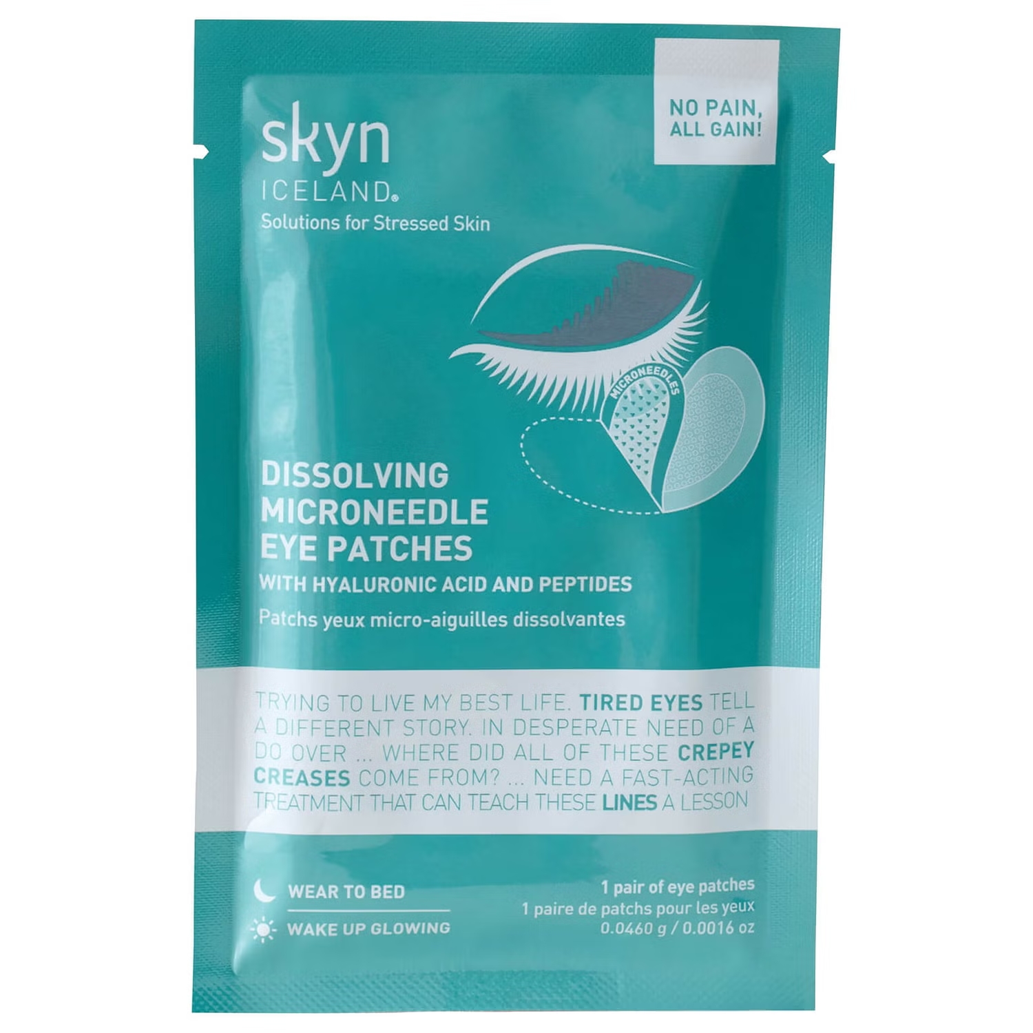 Skyn ICELAND Microneedle Dissolving Eye Patches 1p - интернет-магазин профессиональной косметики Spadream, изображение 54715