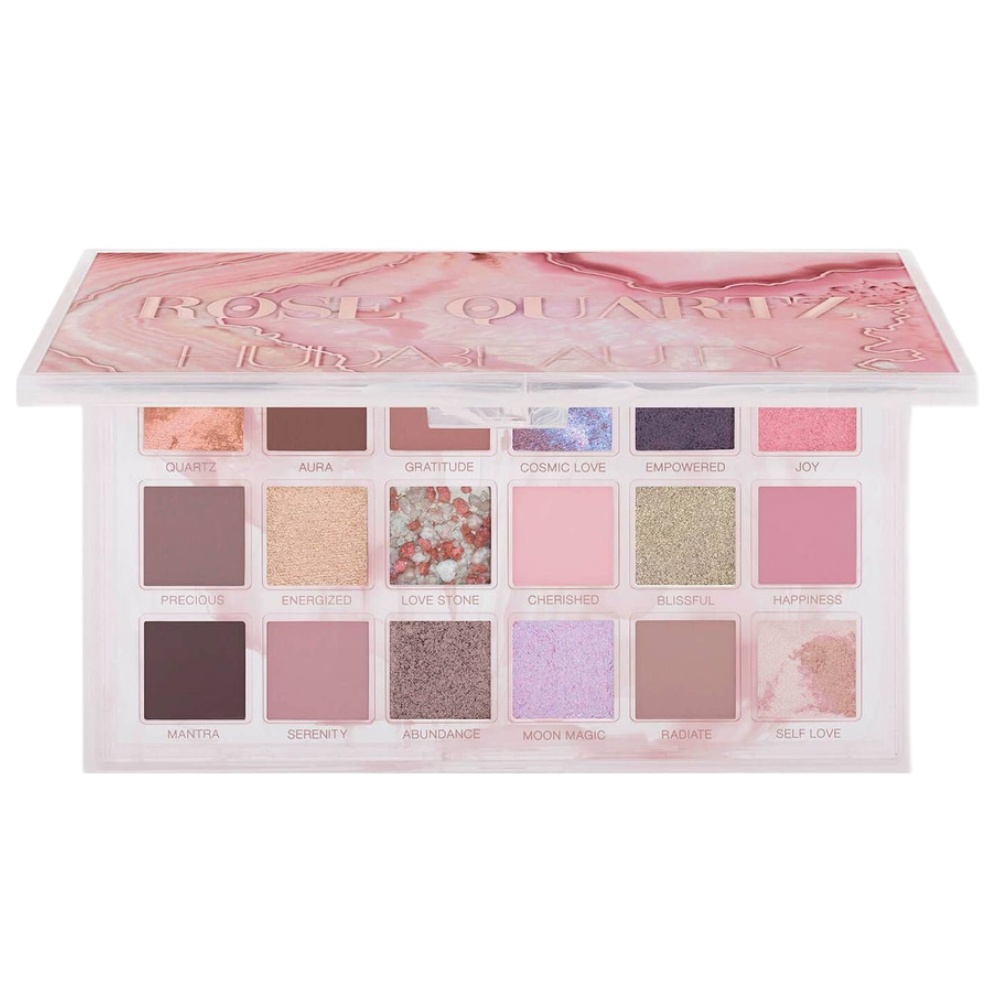 Huda Beauty Rose Quartz Eyeshadow Palette 17.35g - Палетка теней для век, оттенок Rose Quartz, , Huda Beauty, купить по выгодной цене в интернет магазине Spadream