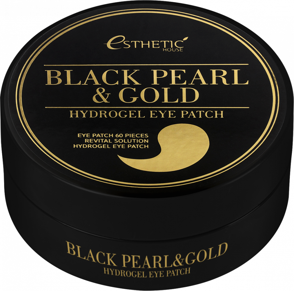 Esthetic House Black Pearl and Gold Hydrogel Eye Patch - интернет-магазин профессиональной косметики Spadream, изображение 40285
