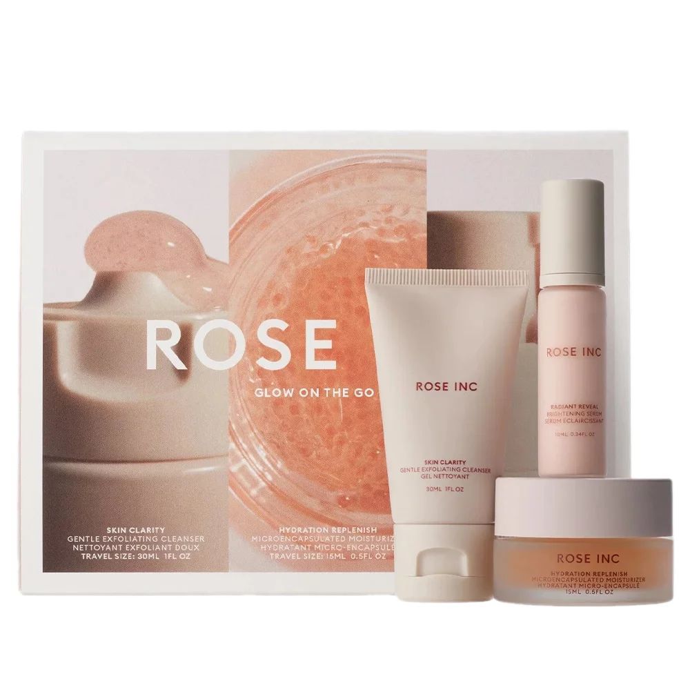 Rose Inc Glow On The Go Set 30/15/10ml