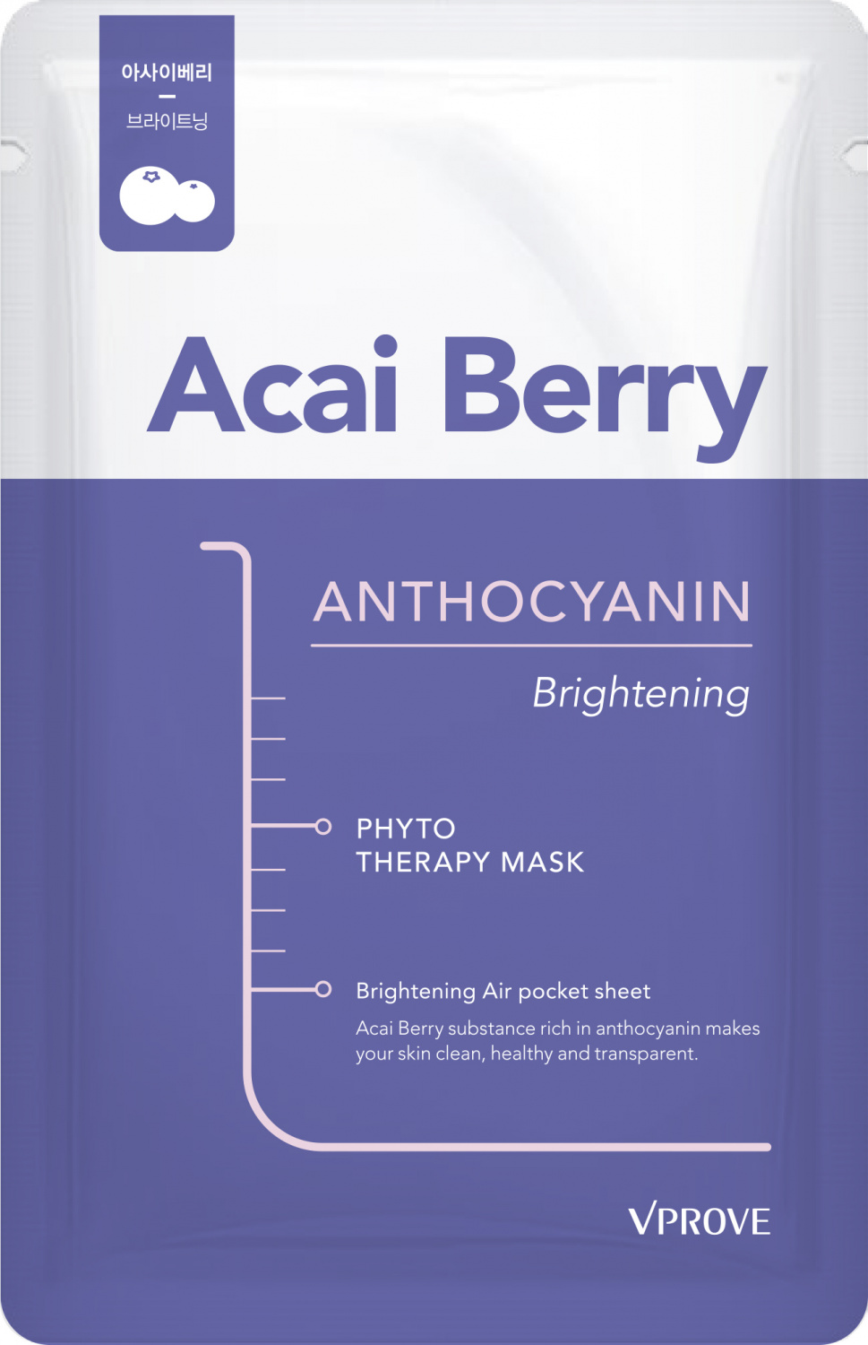 

Vprove Phyto Therapy Mask Sheet Anthocyanin Brightening 20gr