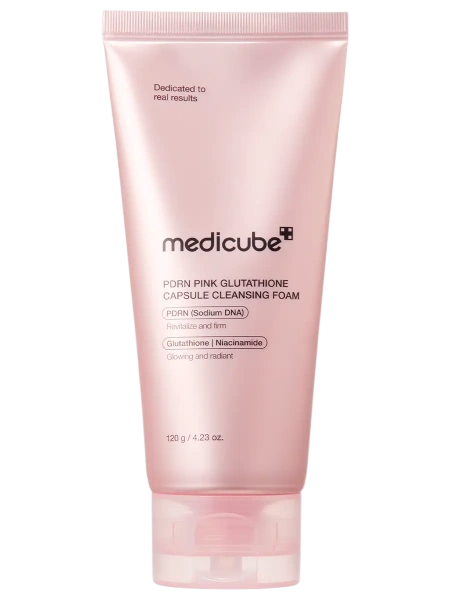 Medicube  PDRN Pink Glutathione Capsule Cleansing Foam 120g