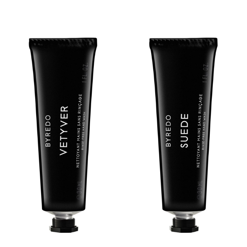 Byredo Suede & Vetyver Rinse-Free Hand Wash Set 2x30ml - интернет-магазин профессиональной косметики Spadream, изображение 56756