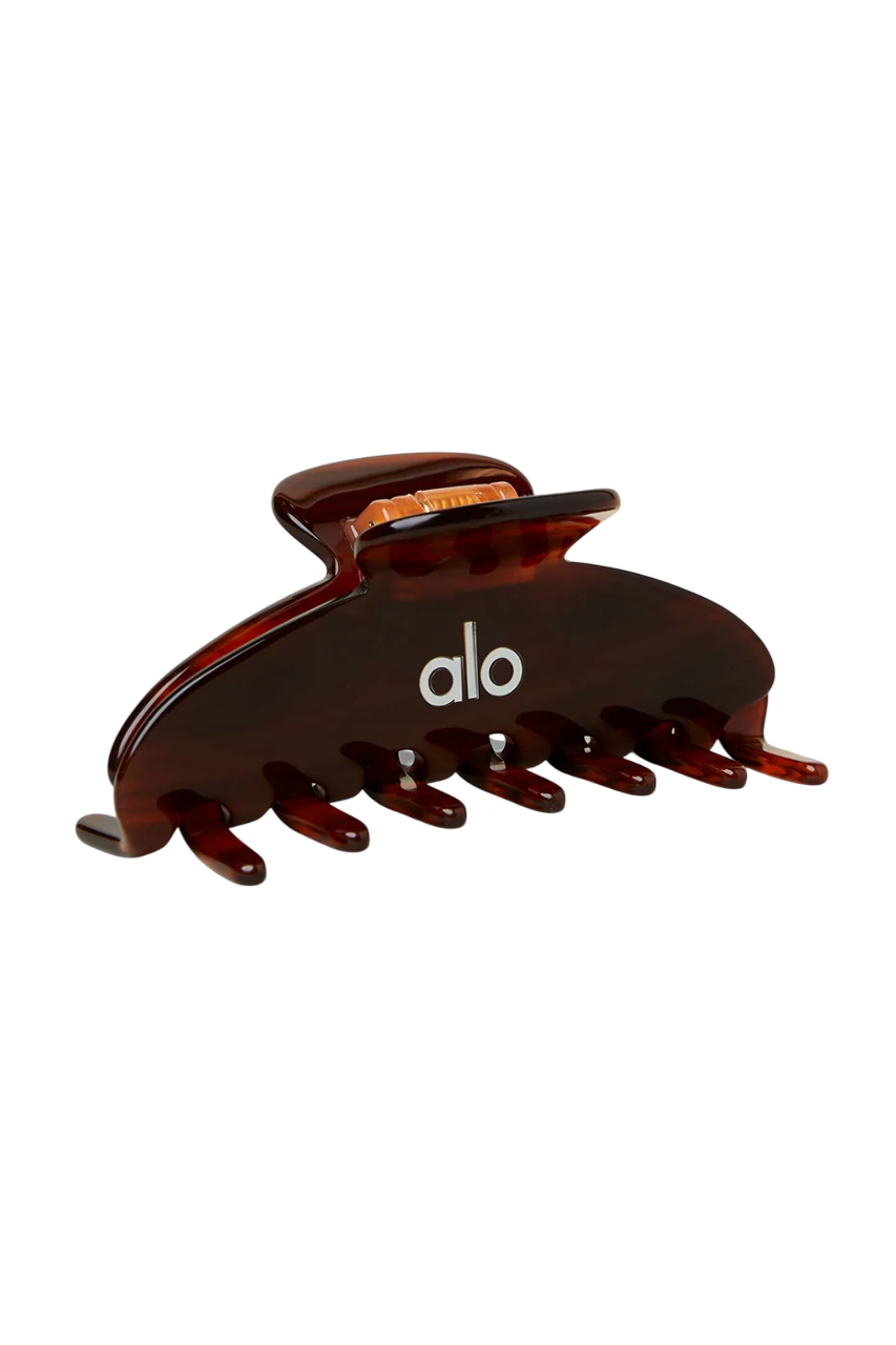 Alo 90's Claw Clip Brown Tortoise - интернет-магазин профессиональной косметики Spadream, изображение 64608