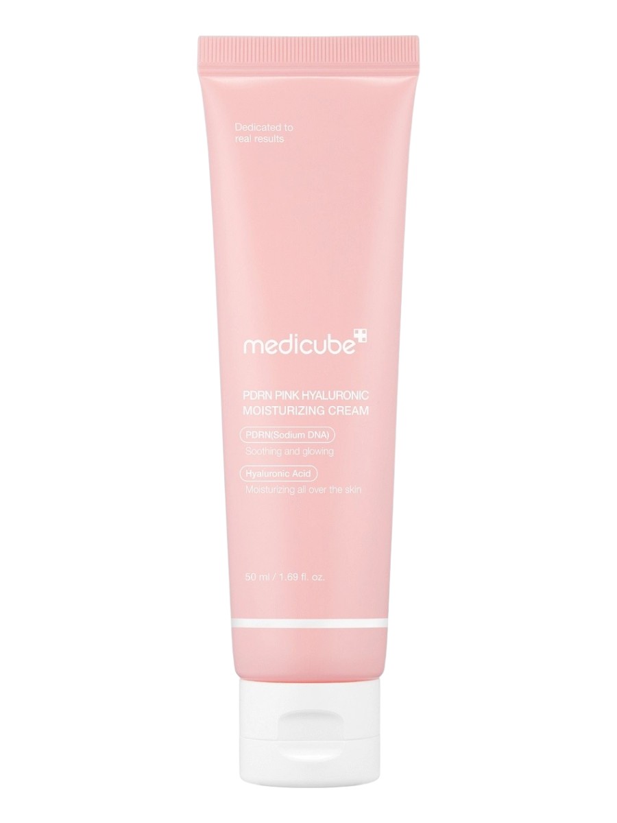 Medicube PDRN Pink Hyaluronic Moisturizing Cream 50ml - интернет-магазин профессиональной косметики Spadream, изображение 66599