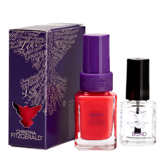 

Christina Fitzgerald Bibby Fluoro Tangerine + Bond 12ml/9ml