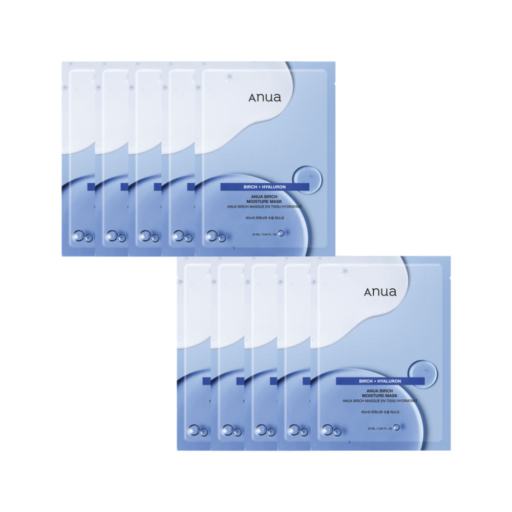 Anua Birch Moisture Sheet Mask 10p