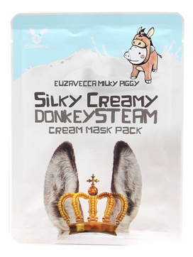 Elizavecca Silky Creamy Donkey Steam Cream Mask - интернет-магазин профессиональной косметики Spadream, изображение 25528