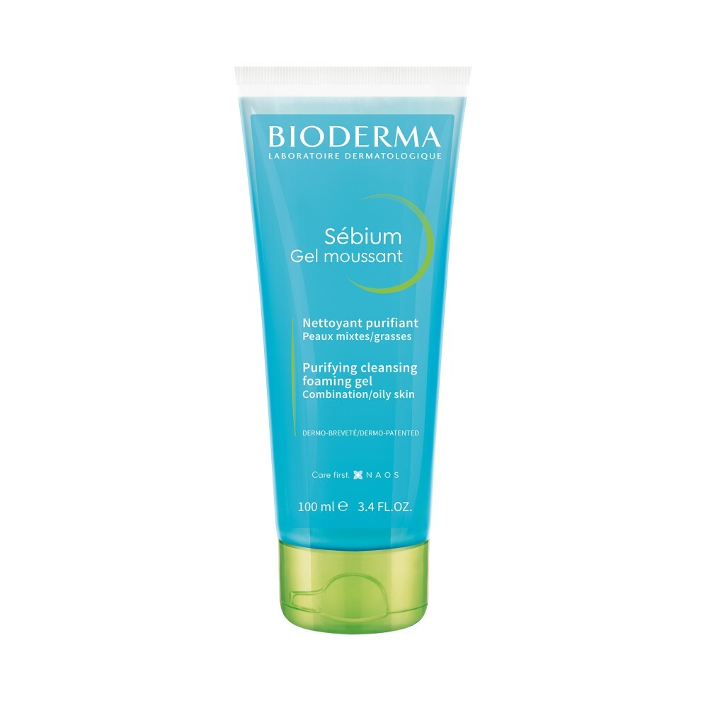 Bioderma Sebium Gel Moussant 100ml - интернет-магазин профессиональной косметики Spadream, изображение 56853