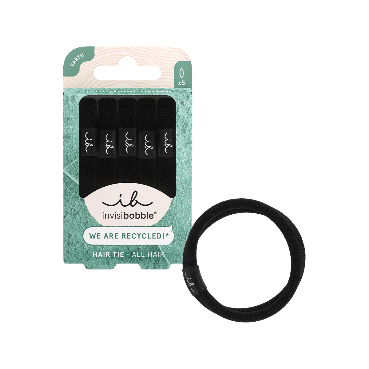 Invisibobble HAIR TIE Earth Black - интернет-магазин профессиональной косметики Spadream, изображение 54118