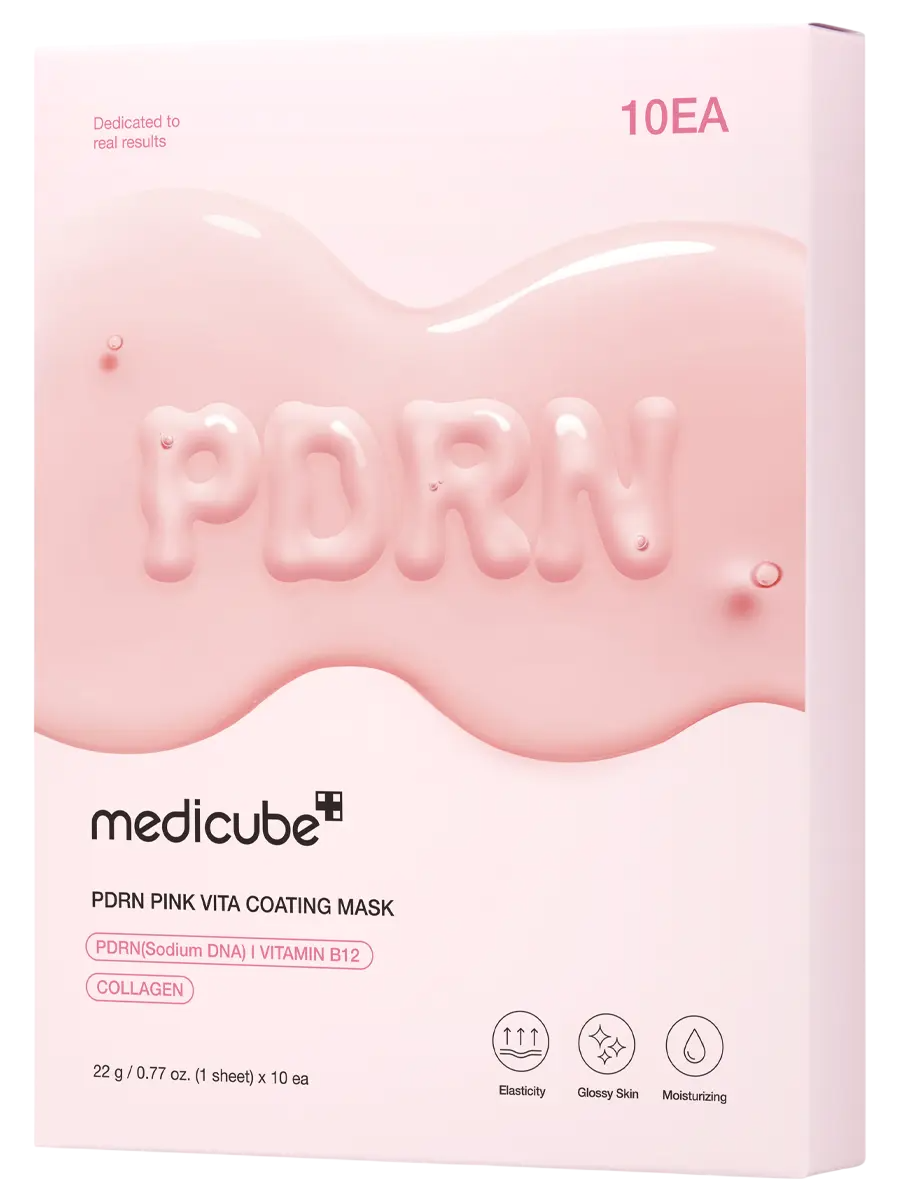 Medicube PDRN Pink Vita Coating Mask 10x22g - интернет-магазин профессиональной косметики Spadream, изображение 72278