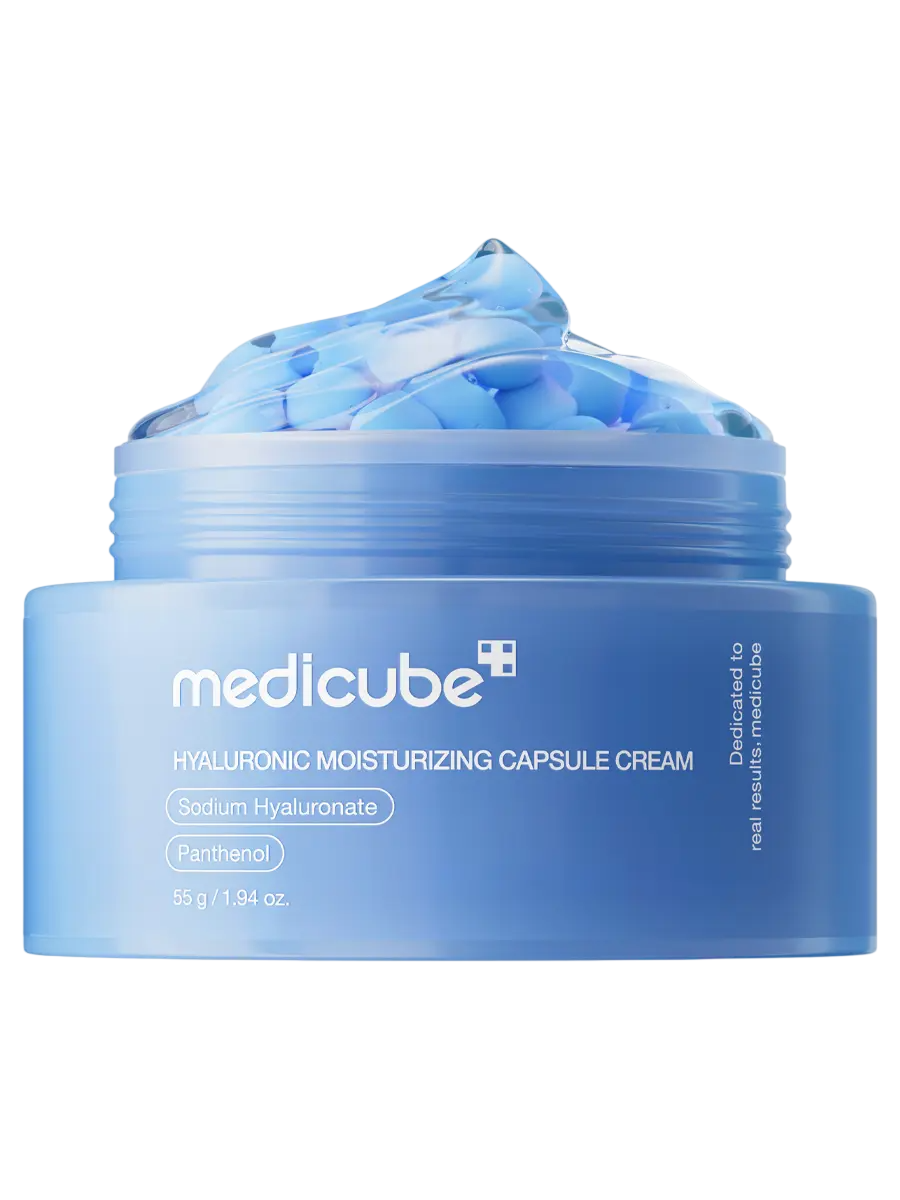 Medicube Hyaluronic Moisturizing Capsule Cream 55ml - интернет-магазин профессиональной косметики Spadream, изображение 72159