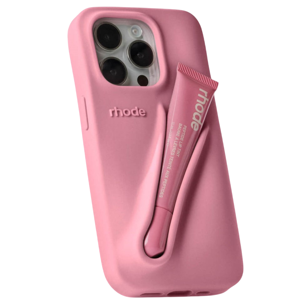 Rhode Lip Case Ribbon For iPhone 15 Pro Max - Силиконовый чехол на