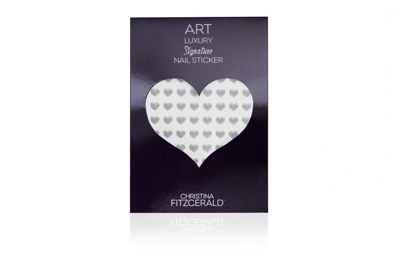 

Christina Fitzgerald Art Luxury Signature Nail Sticker Grey Heart (Pack of 96)
