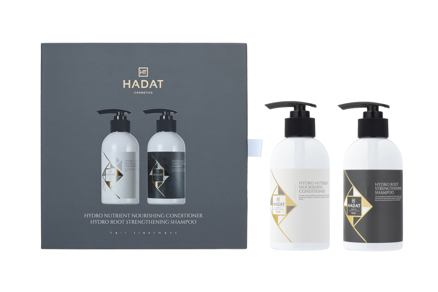 Hadat Cosmetics Hydro Root Strengthening NY 2 Set 2x250ml - интернет-магазин профессиональной косметики Spadream, изображение 59243