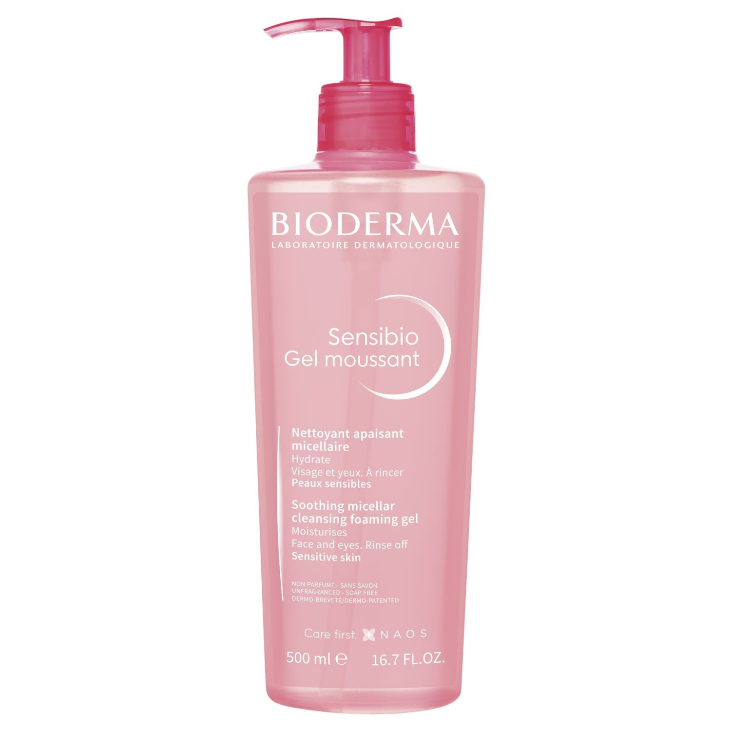 Bioderma Sensibio Gel Moussant 500ml - интернет-магазин профессиональной косметики Spadream, изображение 56838